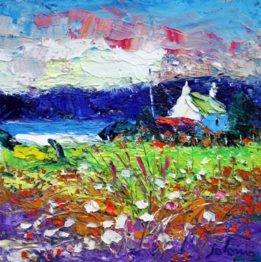 Evening summerlight Gigha 12x12 Evening summerlight Gigha 12x12